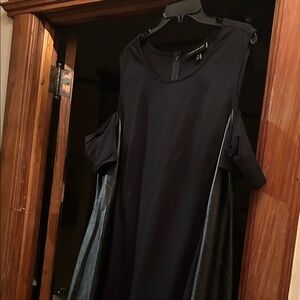 Lane Bryant Black Long Sleeve Dress